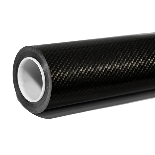 Sleek Gloss Carbon Fiber Vinyl Wrap for Cars