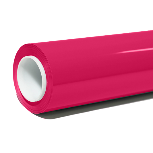 Bright Gloss Electric Pink Vinyl Wrap for Cars