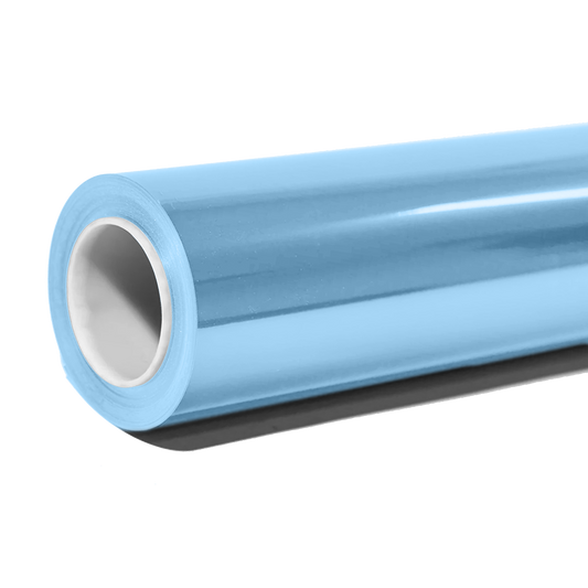 Vibrant Metallic Ice Blue Vinyl Wrap for Vehicles