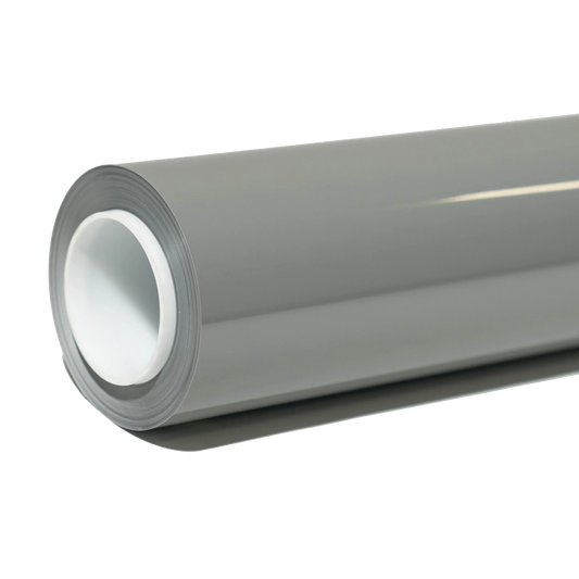 Sleek Gloss Nardo Grey - Light Vinyl Wrap for Vehicles