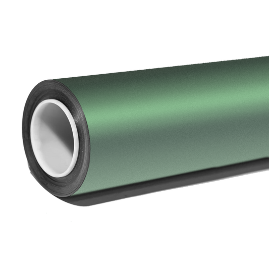 Matte Forrest Green Vinyl Wrap for Automotive Styling