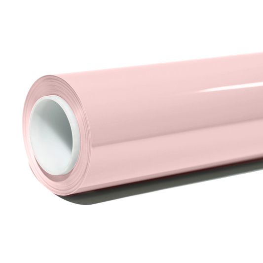 Delicate Gloss Pastel Pink Vinyl Wrap for Vehicles