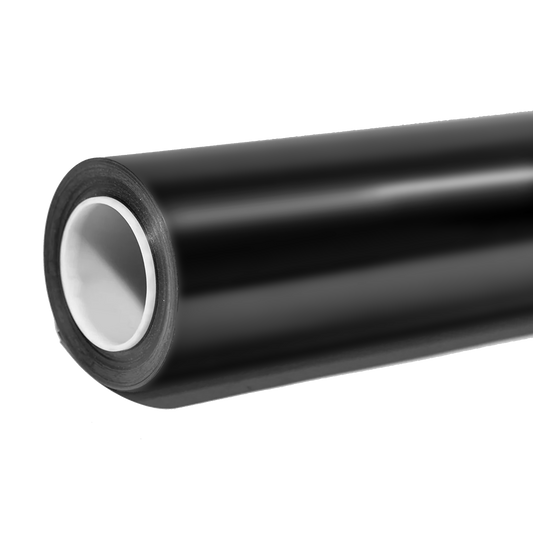 Sleek Satin Black Vinyl Wrap for Cars