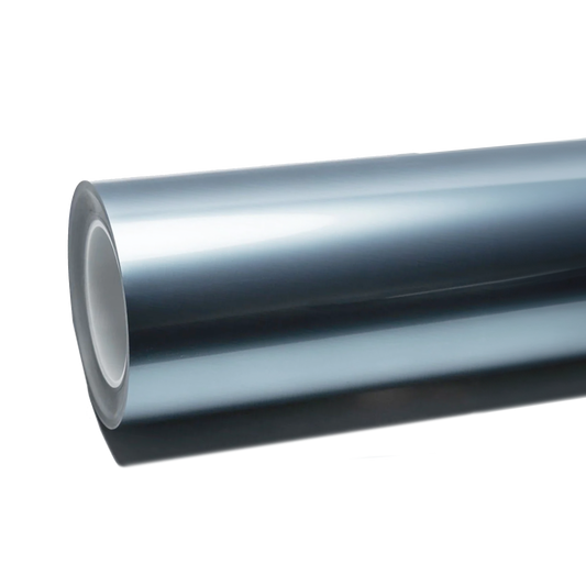 Shimmering Pearlescent Titanium Blue Vinyl Wrap for Cars